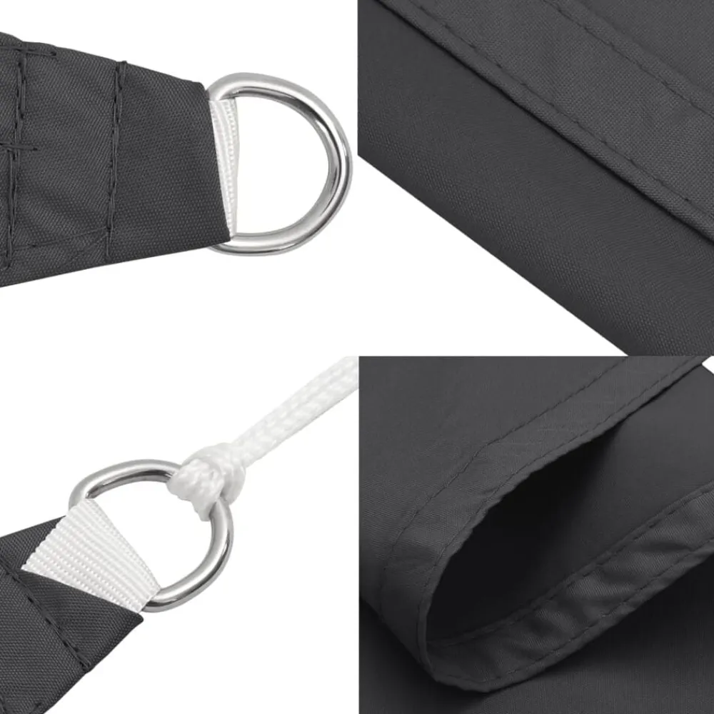 vidaXL Jardín-Toldo vela triangular tela Oxford 3,6x3,6x3,6 m