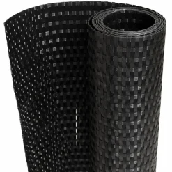 vidaXL Toldos para balcón 5 uds ratán sintético 255x19 cm Negro New