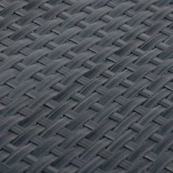 vidaXL Vallas De Jardín-Toldos para balcón 10 uds ratán sintético 255x19 cm