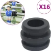 vidaXL Topes de jugador de futbolín 15,9/16 mm barra 16 piezas New
