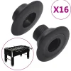 vidaXL Topes para la mesa de futbolín barra 15,9/16 mm 16 piezas Discount