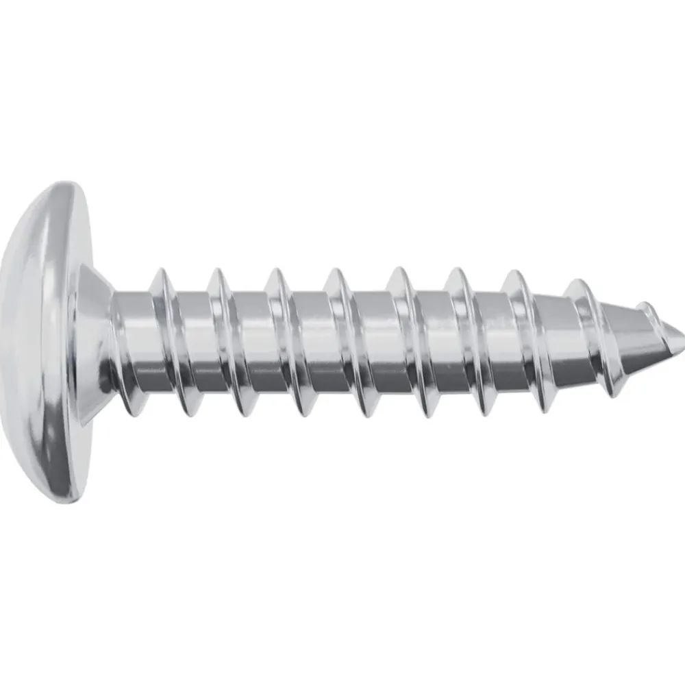 vidaXL Tornillo 2 pcs Plateado M4 x 16 mm Acero Clearance