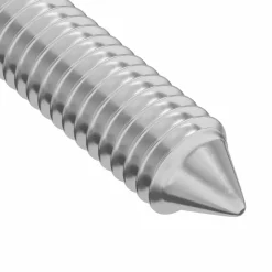vidaXL Accesorios De Bricolaje-Tornillo 2 pcs Plateado M6 x 50 mm Acero