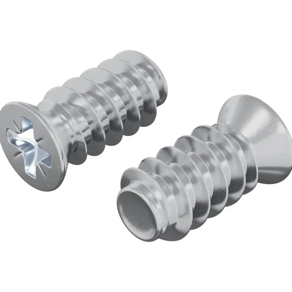 vidaXL Tornillo 2 pcs Plateado M6 x 12 mm Hierro Clearance