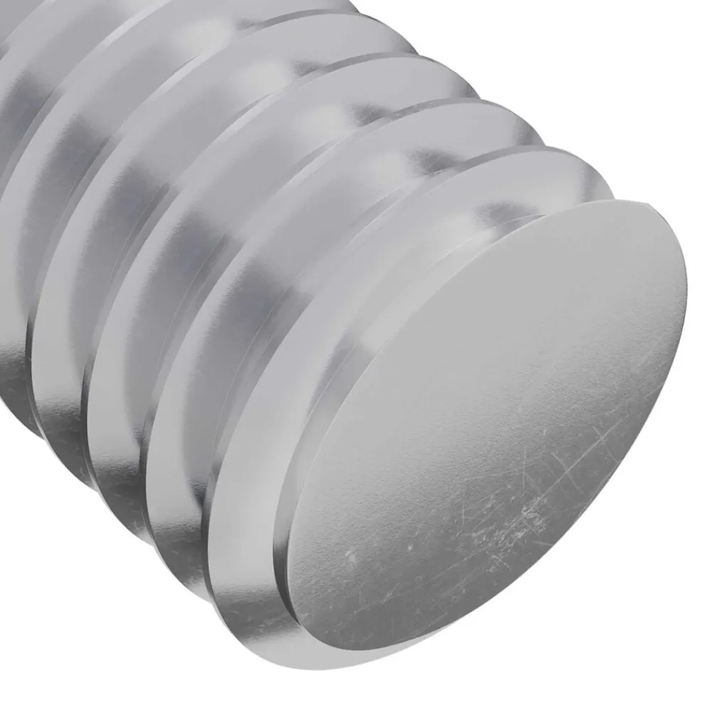 vidaXL Tornillo 2 pcs Plateado 8 x 25 mm Acero Discount