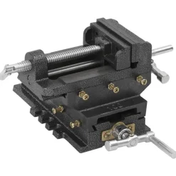 vidaXL Herramientas-Tornillo de banco manual carro transversal 78 mm