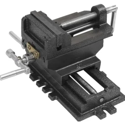 vidaXL Herramientas-Tornillo de banco manual carro transversal 78 mm