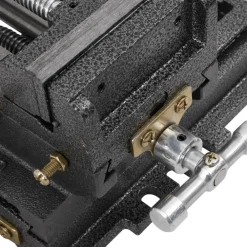 vidaXL Herramientas-Tornillo de banco manual carro transversal 78 mm
