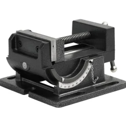 vidaXL Tornillo de banco inclinable manual 110 mm New