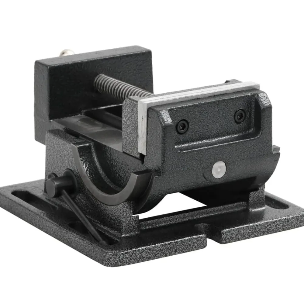 vidaXL Tornillo de banco inclinable manual 110 mm New