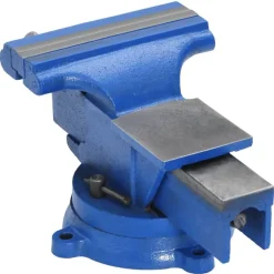 vidaXL Herramientas-Tornillo de banco hierro fundido azul 150 mm