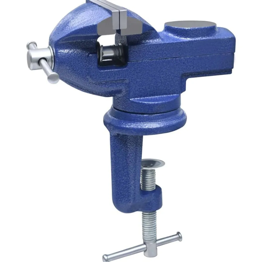 vidaXL Herramientas-Tornillo de banco de hierro fundido 60 mm