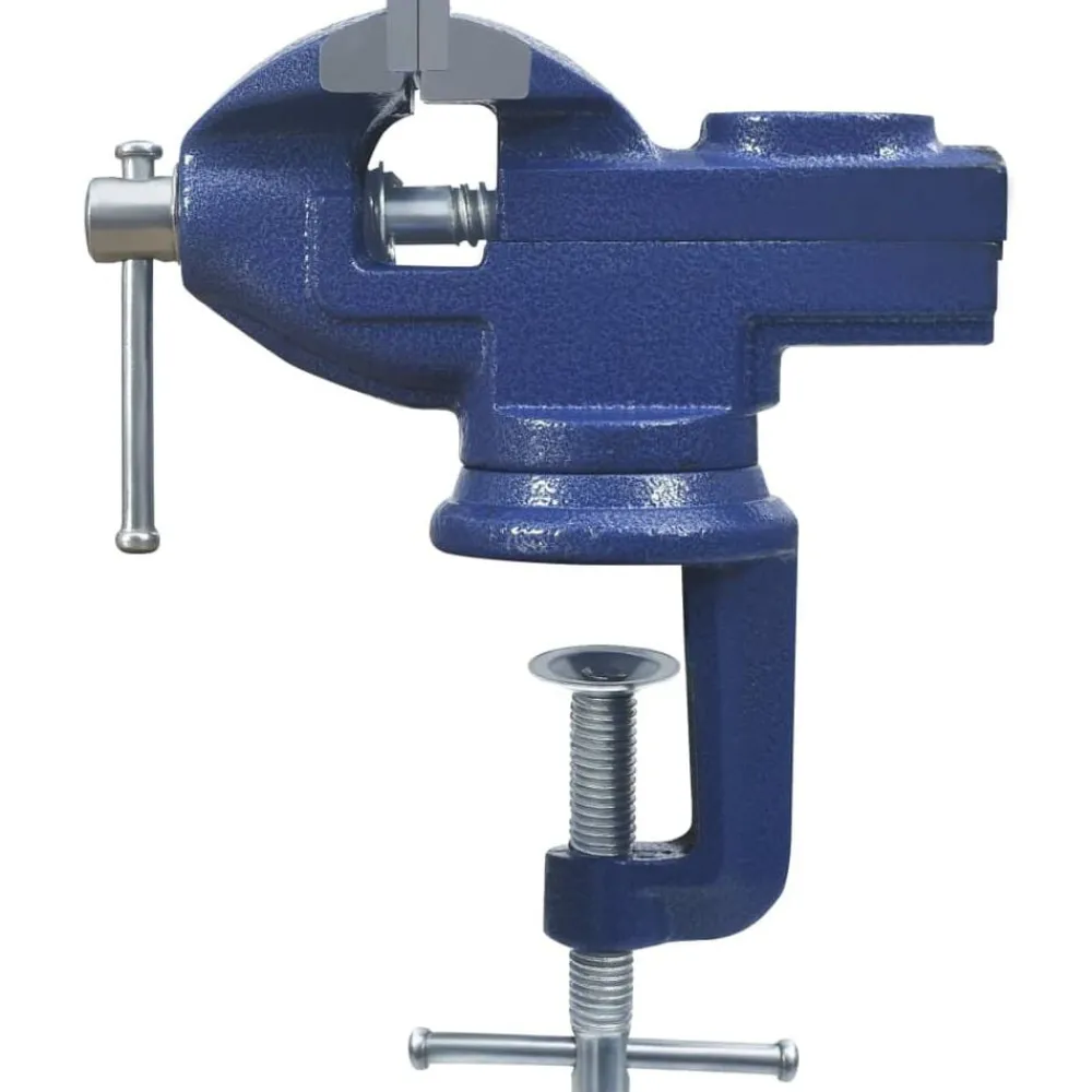 vidaXL Herramientas-Tornillo de banco de hierro fundido 60 mm