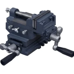 vidaXL Tornillo de banco manual carro transversal 70 mm Clearance