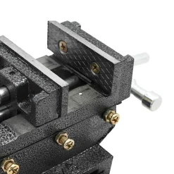 vidaXL Tornillo de banco manual carro transversal 70 mm Clearance