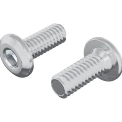 vidaXL Tornillo de Bloqueo de Cabeza 2 pcs Plateado M6 x 15 mm Acero Online