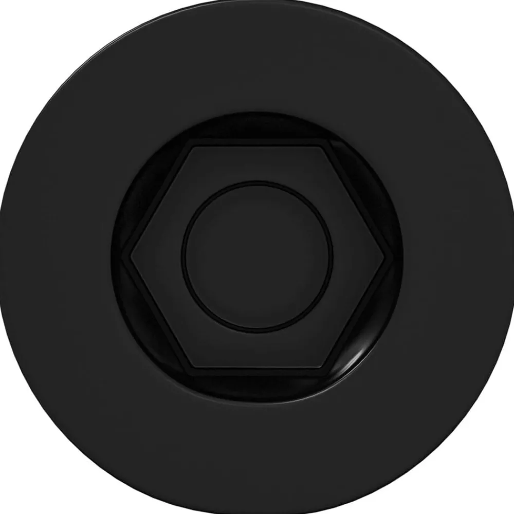vidaXL Accesorios De Bricolaje-Tornillo de Cabeza de Capuchón de Enchufe 2 pcs Negro 7 x 40 mm