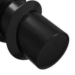 vidaXL Accesorios De Bricolaje-Tornillo de Cabeza de Capuchón de Enchufe 2 pcs Negro 7 x 40 mm