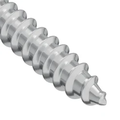 vidaXL Accesorios De Bricolaje-Tornillo de Madera 2 pcs Plateado 9,8 x 53 mm Acero