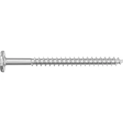vidaXL Tornillos de Madera 2 pcs Plateado M6 x 70 mm Acero Discount