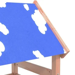 vidaXL Torre de Juego Marrón Madera Sólida de Douglas