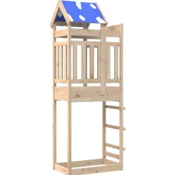 vidaXL Estructuras Para Juegos Al Aire Libre-Torre de Juego Marrón 85 x 52,5 x 239 cm Madera de pino macizo