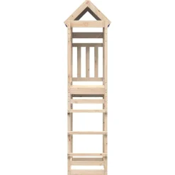 vidaXL Estructuras Para Juegos Al Aire Libre-Torre de Juego Marrón 85 x 52,5 x 239 cm Madera de pino macizo