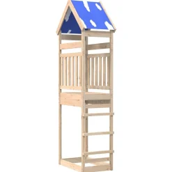 vidaXL Estructuras Para Juegos Al Aire Libre-Torre de Juego Marrón 52,5 x 85 x 265 cm Madera de pino macizo