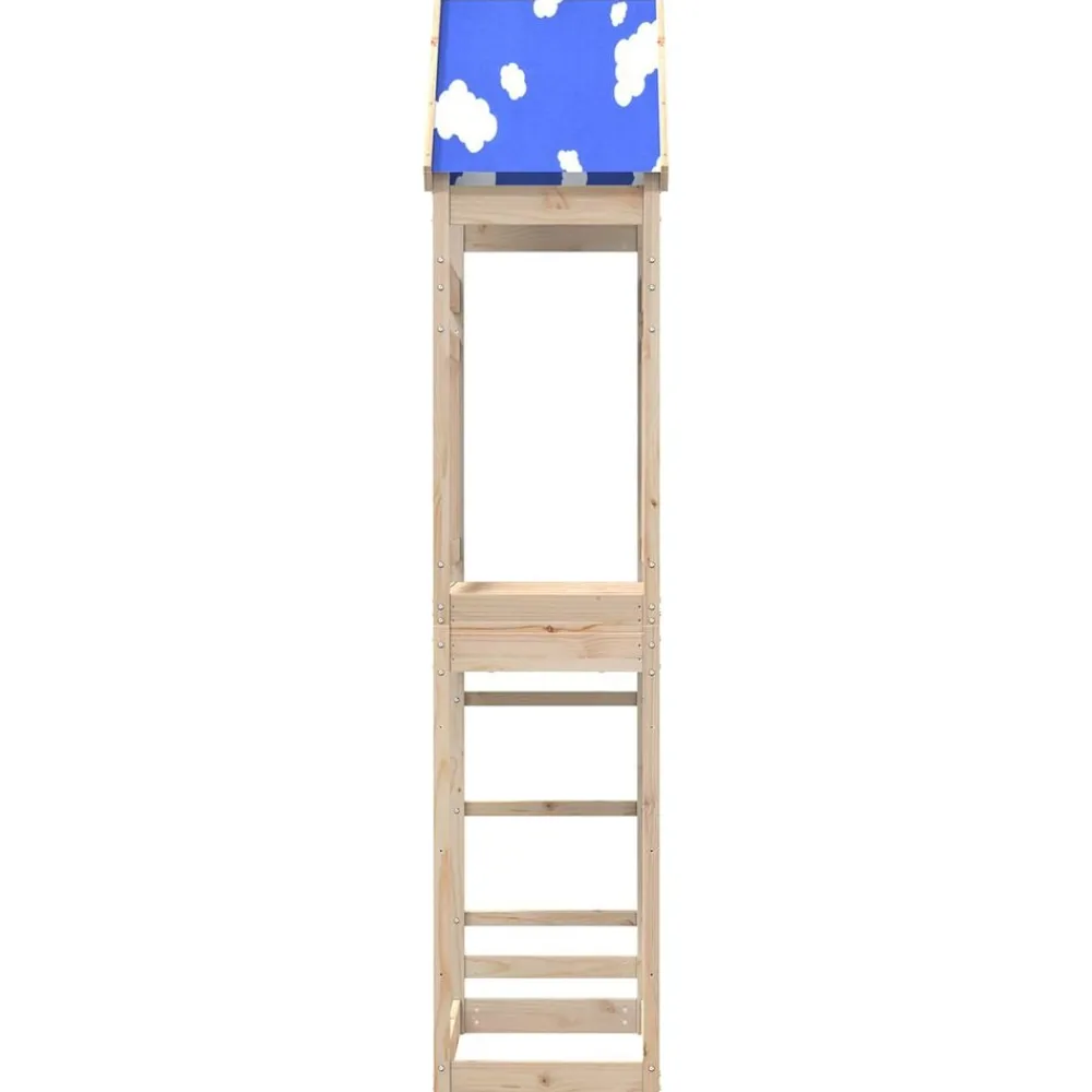 vidaXL Estructuras Para Juegos Al Aire Libre-Torre de Juego Marrón 52,5 x 85 x 265 cm Madera de pino macizo