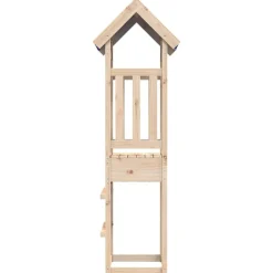 vidaXL Estructuras Para Juegos Al Aire Libre-Torre de Juego Marrón Madera de pino macizo