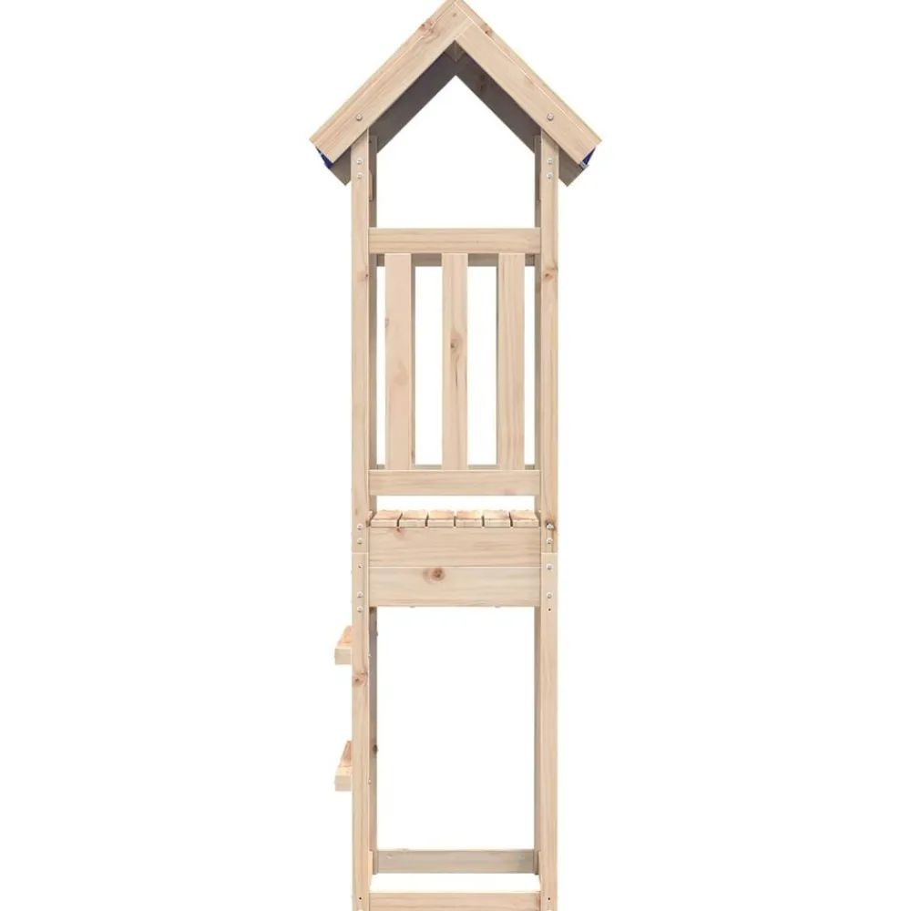 vidaXL Estructuras Para Juegos Al Aire Libre-Torre de Juego Marrón Madera de pino macizo