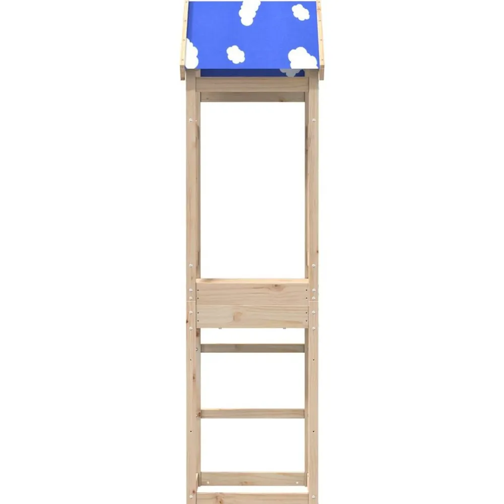 vidaXL Estructuras Para Juegos Al Aire Libre-Torre de Juego Marrón Madera de pino macizo