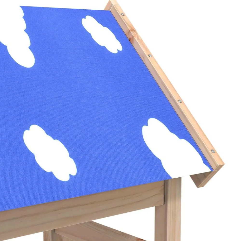 vidaXL Estructuras Para Juegos Al Aire Libre-Torre de Juego Marrón Madera de pino macizo