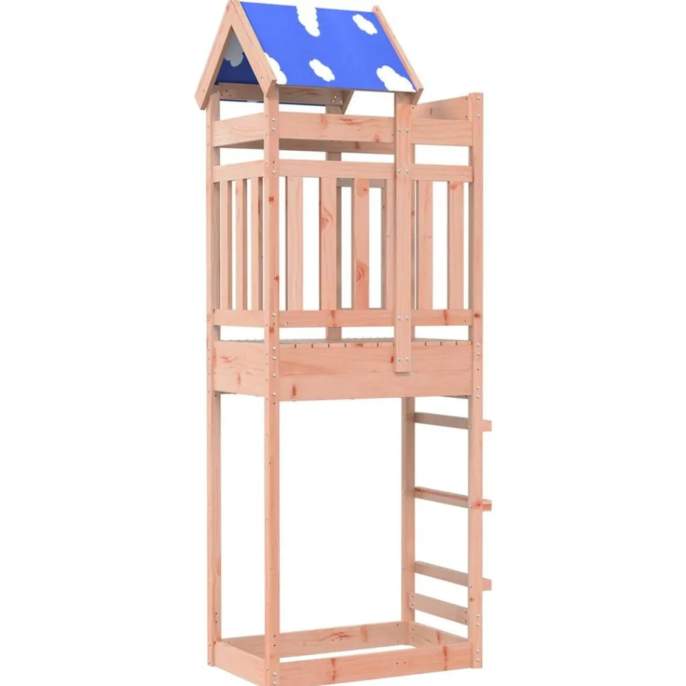 vidaXL Torre de Juego Marrón Madera Sólida de Douglas New