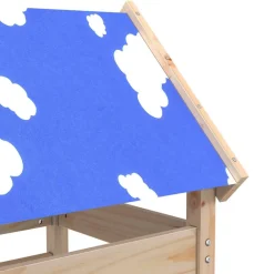 vidaXL Torre de Juego Marrón 85 x 52,5 x 239 cm Madera de pino macizo Sale