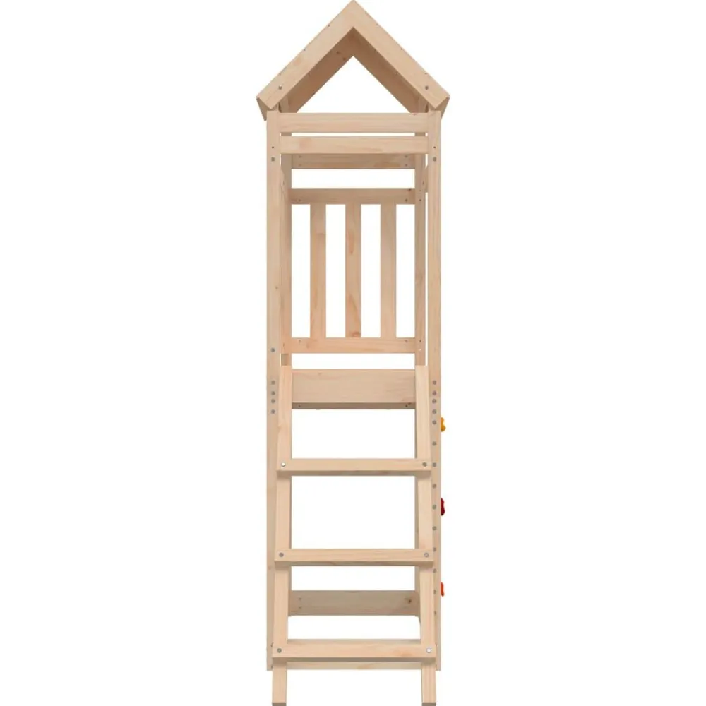 vidaXL Torre de Juego Marrón Madera de pino macizo Outlet