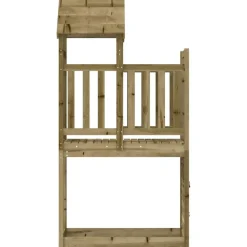 vidaXL Torre de Juego Marrón Madera Sólida Impregnada Online