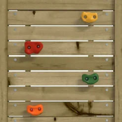 vidaXL Torre de Juego Marrón Madera Sólida Impregnada Online