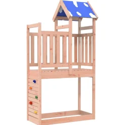 vidaXL Estructuras Para Juegos Al Aire Libre-Torre de Juego Marrón Madera Sólida de Douglas