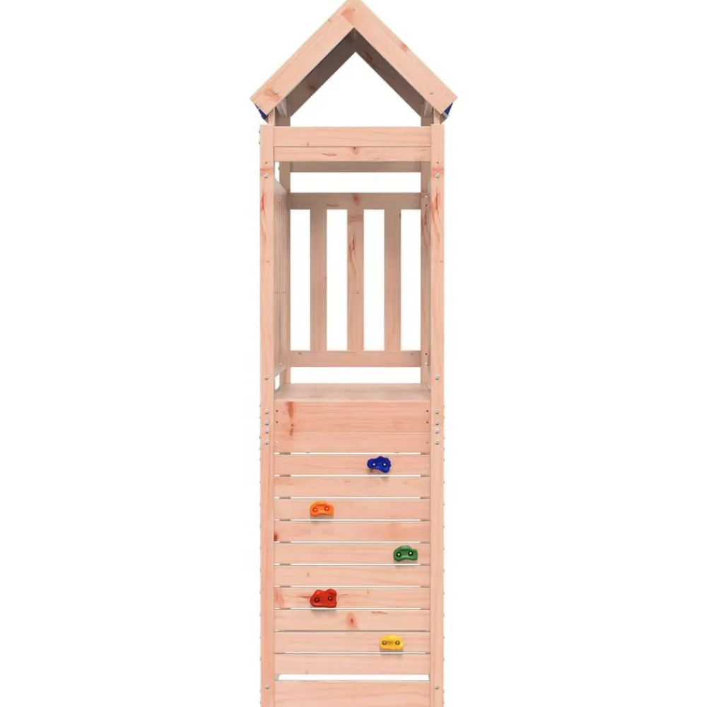 vidaXL Estructuras Para Juegos Al Aire Libre-Torre de Juego Marrón Madera Sólida de Douglas