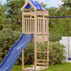 vidaXL Estructuras Para Juegos Al Aire Libre-Torre de Juego Marrón 52.5 x 85 x 239 cm Madera de pino macizo