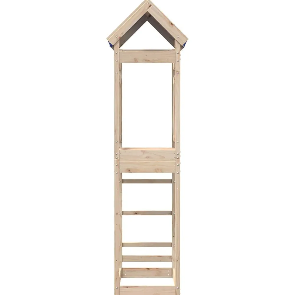 vidaXL Estructuras Para Juegos Al Aire Libre-Torre de Juego Marrón 52.5 x 85 x 239 cm Madera de pino macizo
