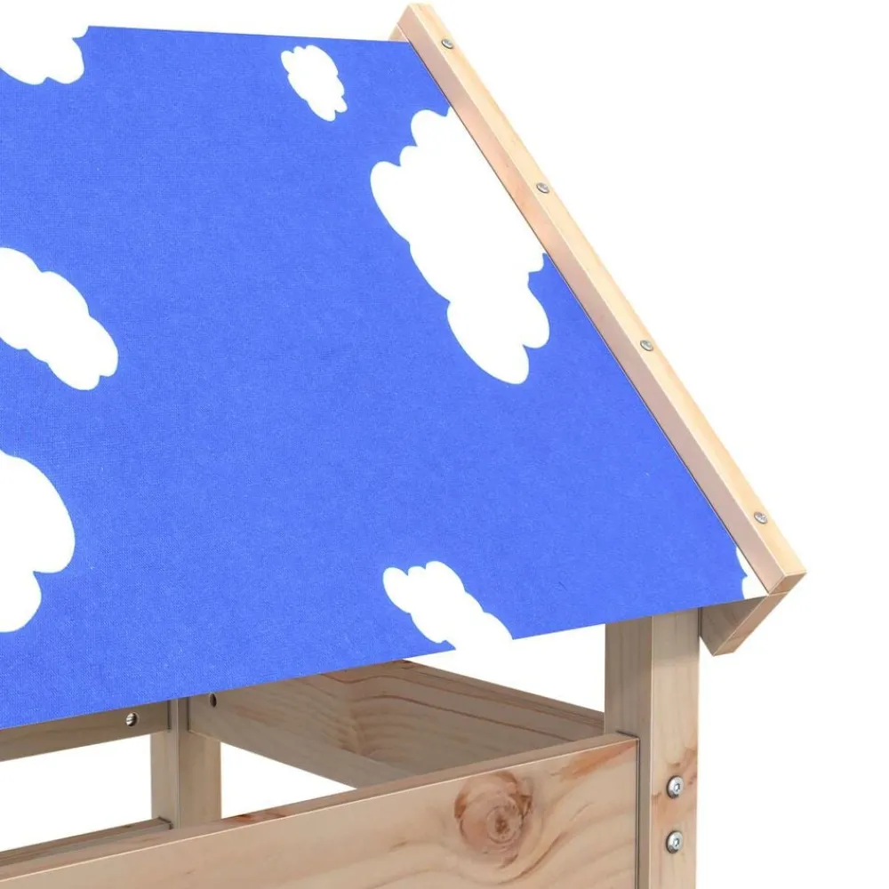 vidaXL Estructuras Para Juegos Al Aire Libre-Torre de Juego Marrón 52.5 x 85 x 239 cm Madera de pino macizo