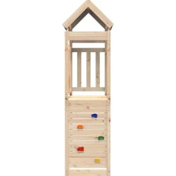 vidaXL Estructuras Para Juegos Al Aire Libre-Torre de Juego Marrón Madera de pino macizo
