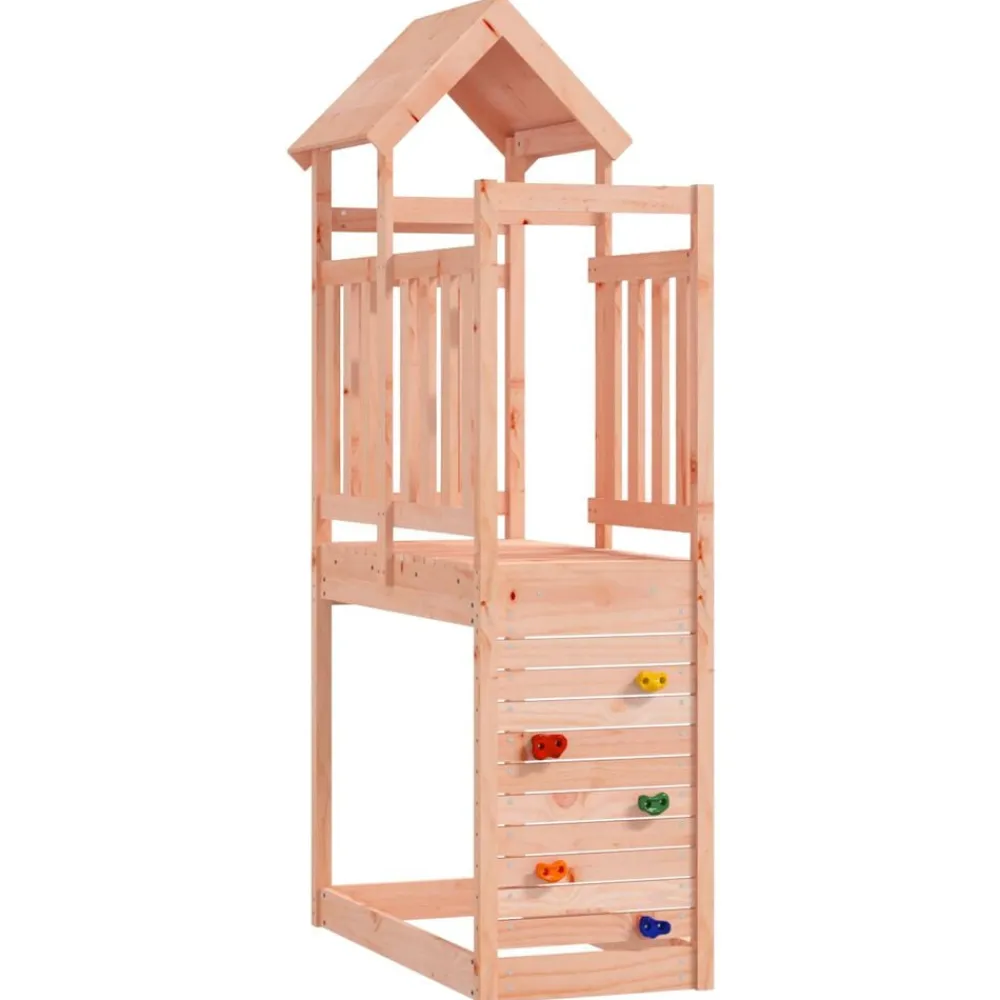 vidaXL Torre de Juego Marrón Madera Sólida de Douglas Hot