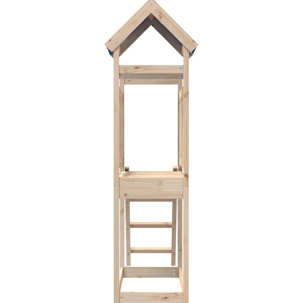 vidaXL Estructuras Para Juegos Al Aire Libre-Torre de Juego Marrón Madera de pino macizo