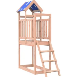 vidaXL Estructuras Para Juegos Al Aire Libre-Torre de Juego Marrón Madera Sólida de Douglas