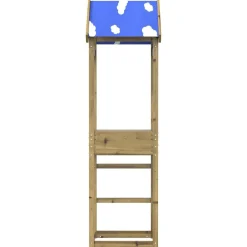 vidaXL Estructuras Para Juegos Al Aire Libre-Torre de Juego Marrón Madera Sólida Impregnada