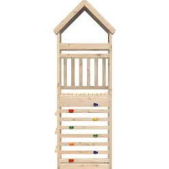 vidaXL Estructuras Para Juegos Al Aire Libre-Torre de Juego Marrón 52,5 x 85 x 265 cm Madera de pino macizo