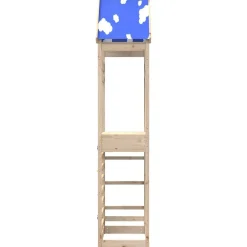 vidaXL Estructuras Para Juegos Al Aire Libre-Torre de Juego Marrón 52,5 x 85 x 265 cm Madera de pino macizo